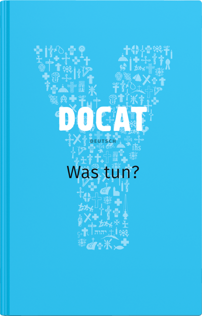 Der DOCAT (von to DO = tun) und CAT (für Catechism) erschließt die katholische Soziallehre für junge Ewachsene.