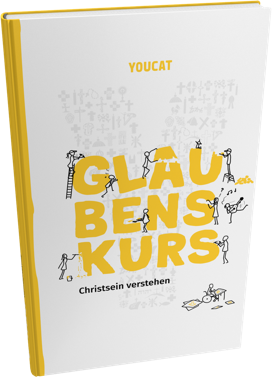 Der YOUCAT Glaubenskurs ist eine Ergänzung zum YOUCAT und führt in 26 Kapiteln in die wesentlichen Themen des Glaubens ein mit Verweisen auf zentrale Stellen im YOUCAT und in der Bibel.